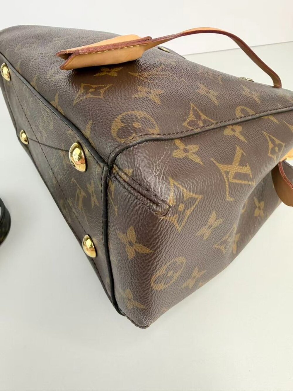 Louis Vuitton Montaigne MM Monogram Canvas Top Handle Shoulder Crossbody Bag - Picture 6 of 12